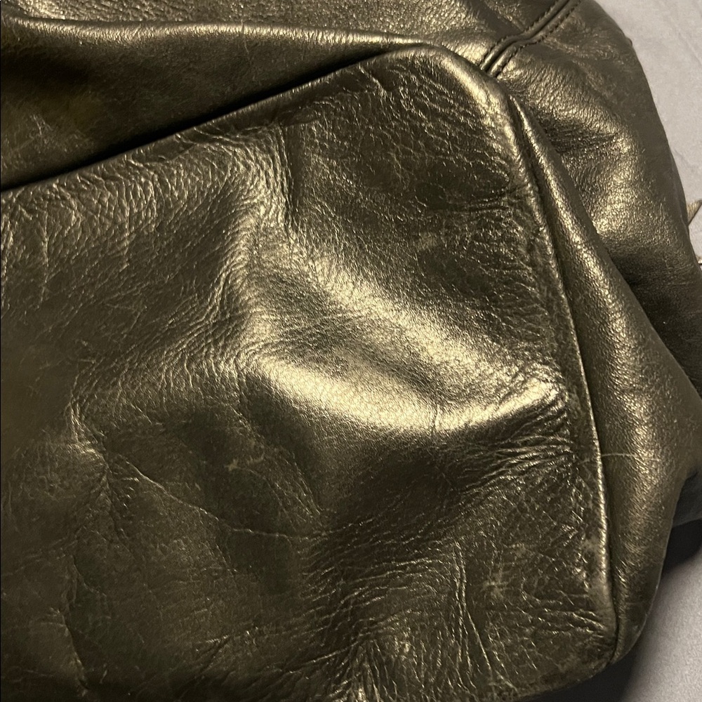 Valentino Black Leather Bag Tote with Silver Chain Straps Mario soft and slouchy - Picture 8 of 16